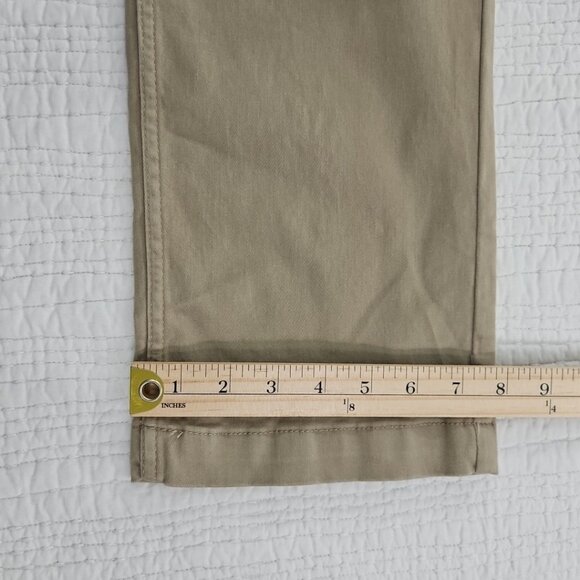Elliot Mulryan Fine Stretch Chino Pants Men's 32x32 Khaki Straight Leg NWT NEW - Picture 7 of 16